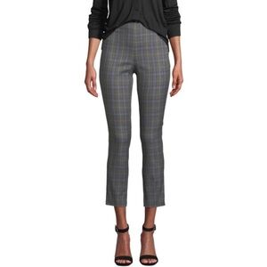 RAG & BONE SIMONE Gray Plaid High Waist Ankle Slim Fit Trouser Pants 10
